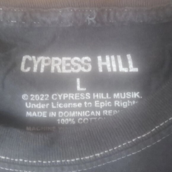 cypress hill black short sleeve tshirt size L - Picture 4 of 5